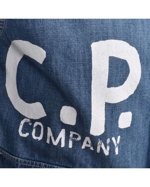 C P Company Blue Cp Company Medium Jacket for men