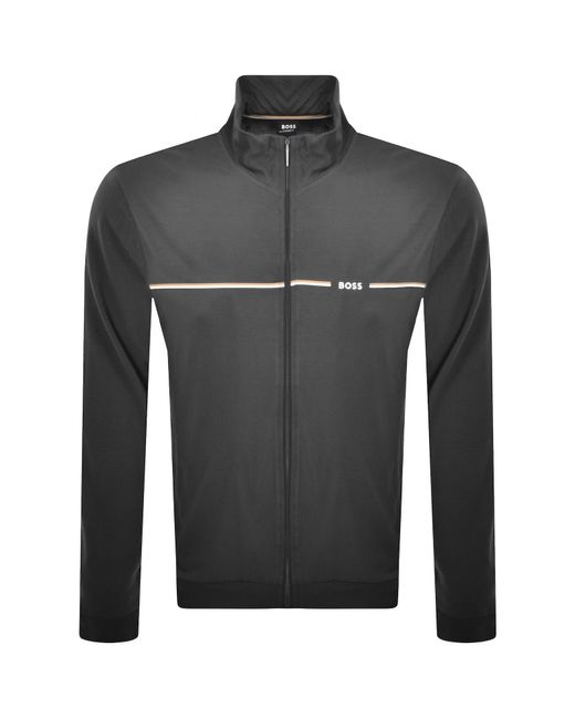 BOSS BUSINESS Black Boss Mix And Match Bamboo Tracksuit for men