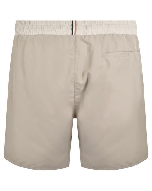 BOSS BUSINESS Natural Boss Starfish Swim Shorts for men