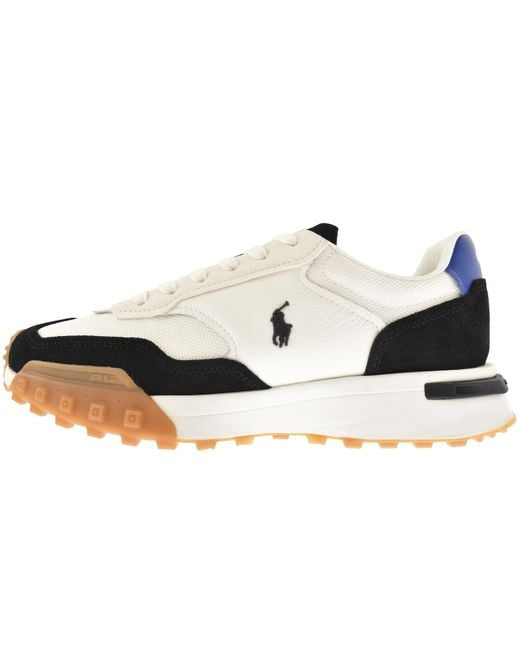 Ralph Lauren White Eldridge Trainers for men