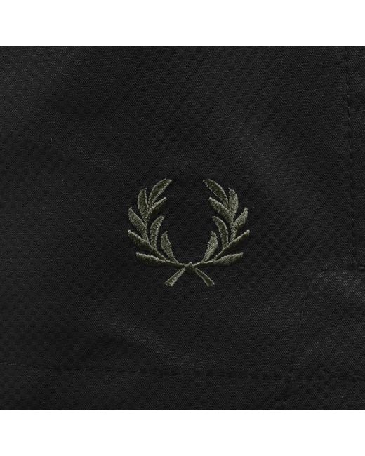 Fred Perry Black Swim Shorts for men