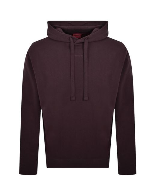 HUGO Purple Dapo Hoodie for men