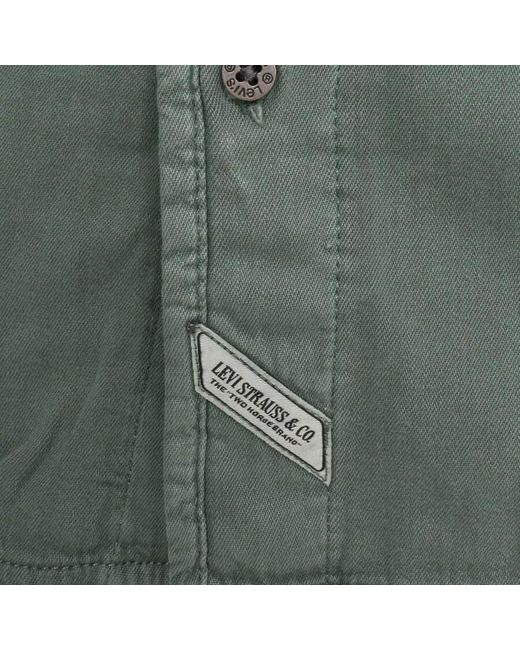 Levi's Green Auburn Worker Long Sleeve Shirt for men