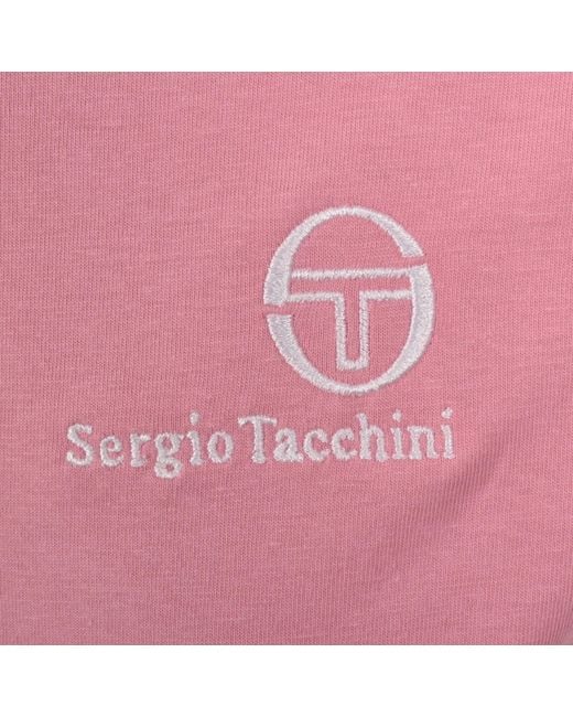 Sergio Tacchini Pink Felton T Shirt for men