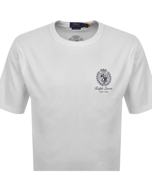 Ralph Lauren Gray Relaxed Fit T Shirt for men