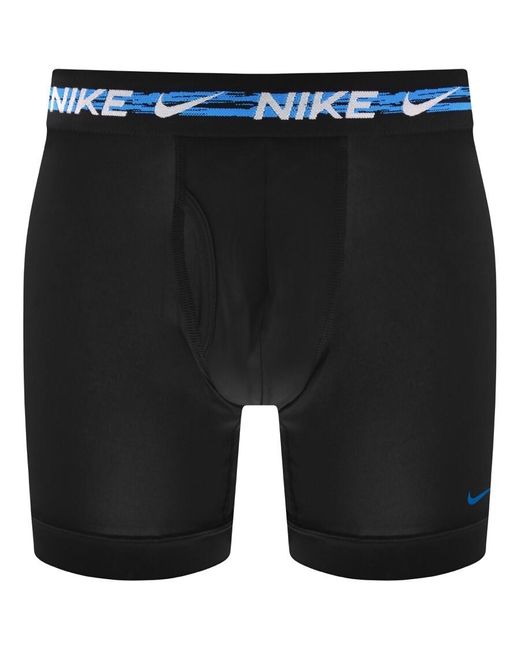 Nike Black Logo Three Pack Boxer Briefs for men