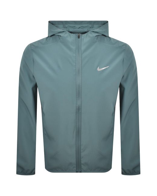 Nike Blue Training Hooded Fitness Jacket for men
