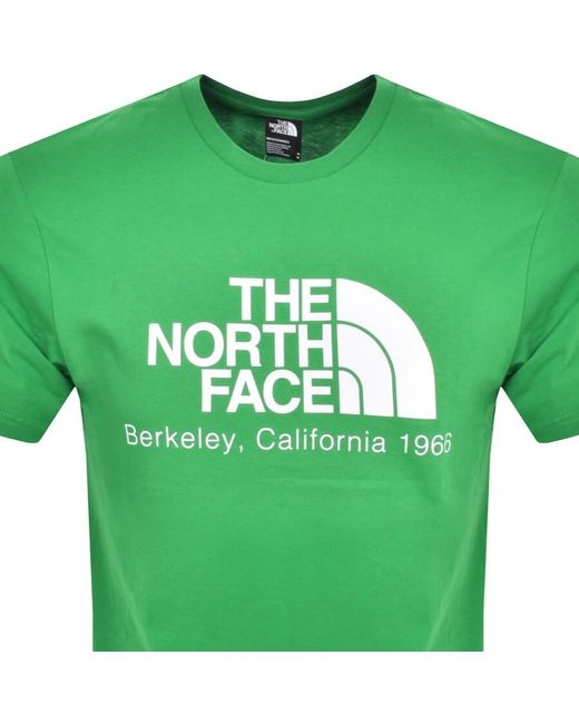 The North Face Green Berkeley California T Shirt for men