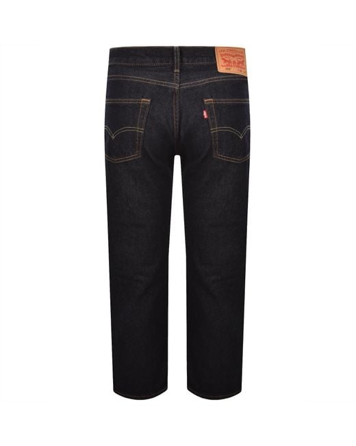 Levi's Blue 555 Relaxed Straight Fit Jeans for men