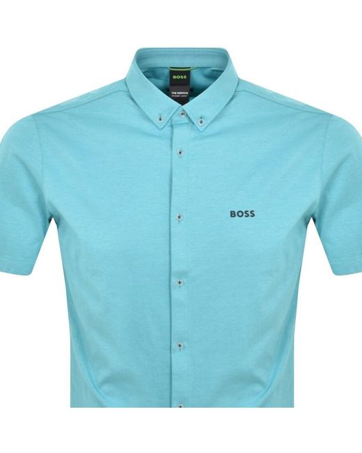 Boss Blue Boss Motion S Short Sleeved Shirt for men