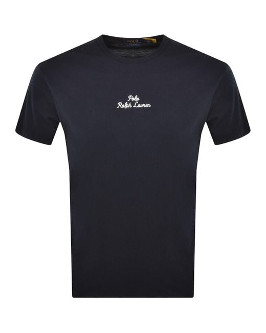 Ralph Lauren Blue Classic Fit T Shirt for men