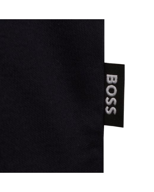 BOSS BUSINESS Black Boss Parlay Polo T Shirt Dark for men
