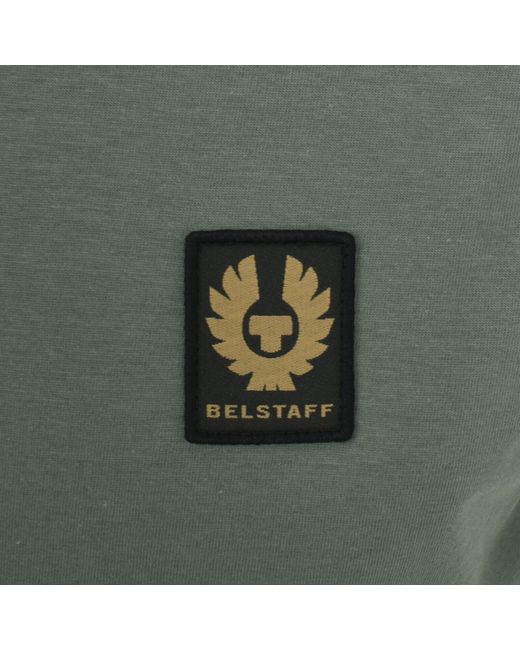 Belstaff Green Logo T Shirt for men