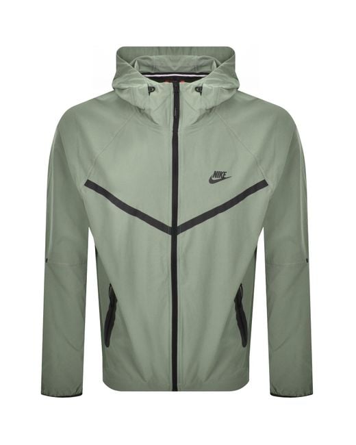 Nike Green Tech Woven Windrunner Jacket for men
