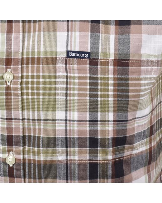Barbour Gray Baycliff Shirt for men
