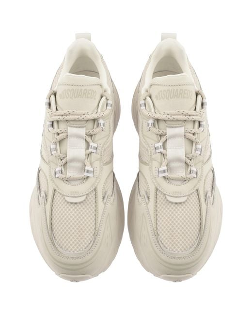 DSquared² White Sprinter Trainers for men