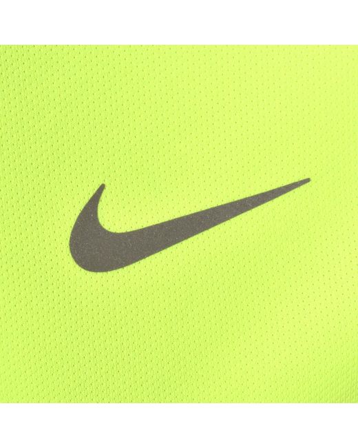 Nike Green Running T Shirt Yelliow for men