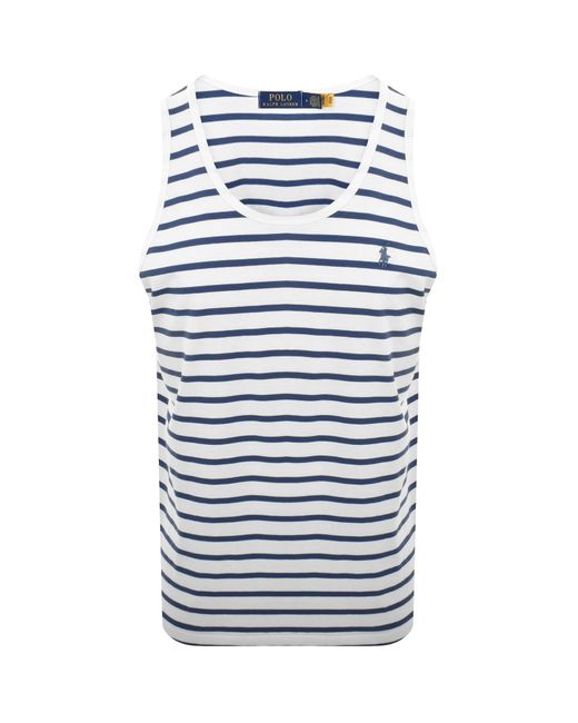 Ralph Lauren Blue Stripe Vest for men