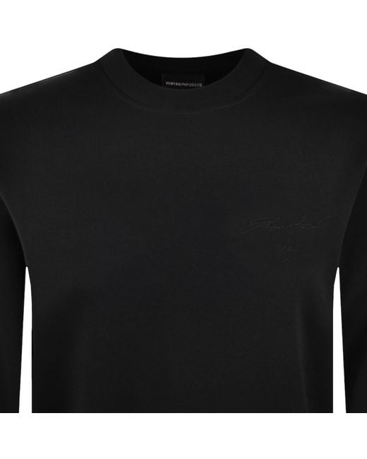 Armani Black Emporio Sweatshirt for men