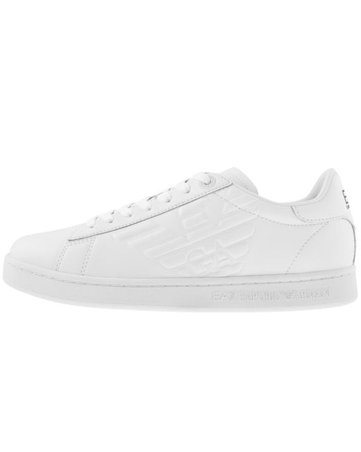 EA7 White Emporio Armani Classic Cc Trainers for men