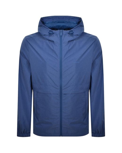 Calvin Klein Blue Lightweight Windbreaker for men
