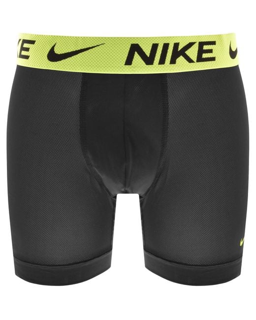 Nike Black Logo 3 Pack Boxer Briefs for men