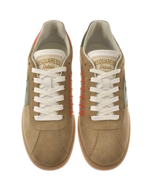 DSquared² Natural Rebel Trainers for men