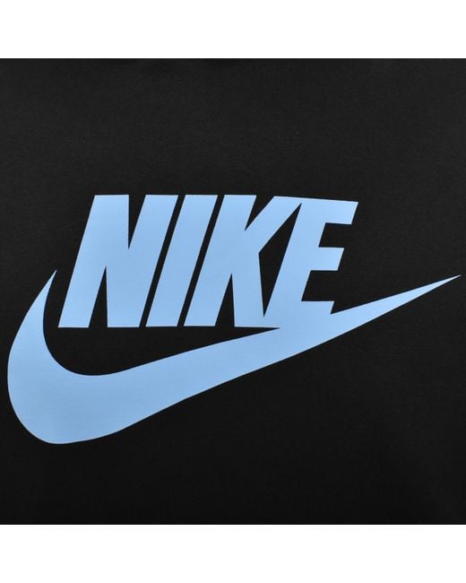 Nike Black Logo Fleece Hoodie for men