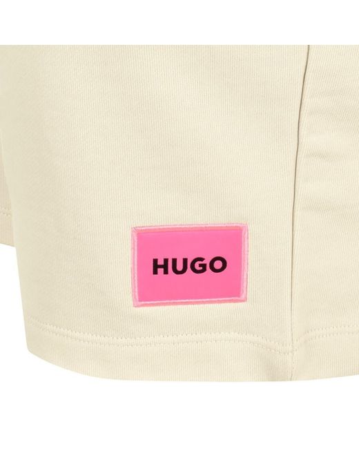 HUGO Natural Diz222 Shorts Off for men