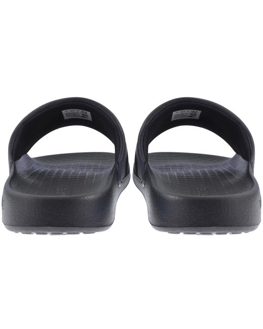 Lacoste Black Serve Sliders for men