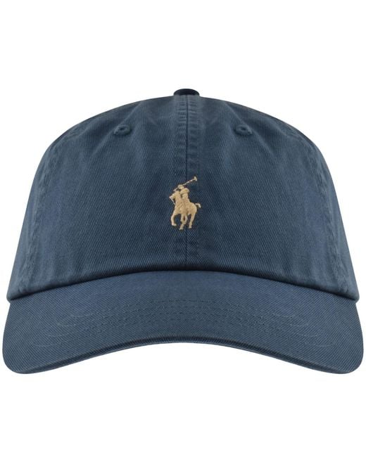 Ralph Lauren Blue Classic Baseball Cap for men