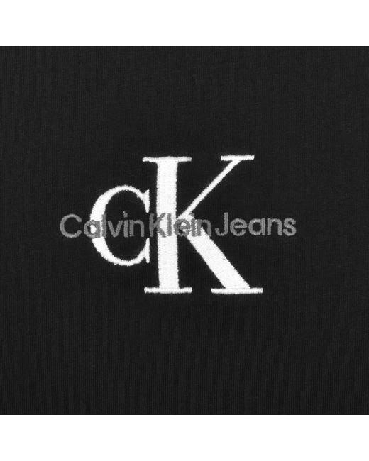 Calvin Klein Black Jeans Monologo T Shirt for men