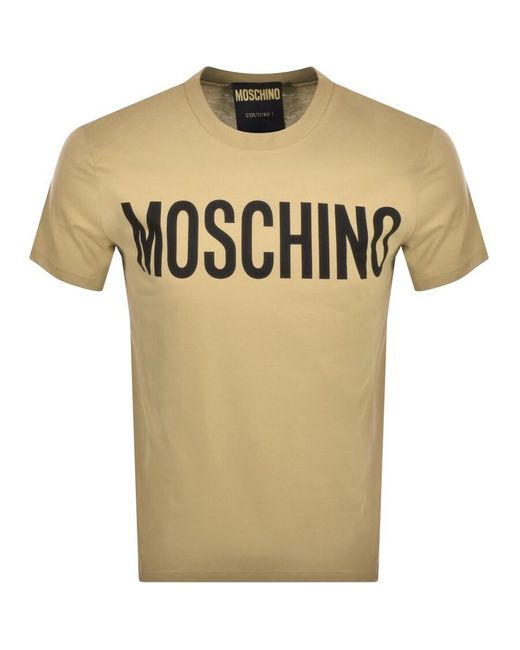 Moschino Natural Logo T Shirt for men