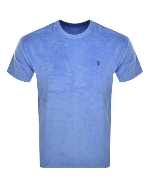 Ralph Lauren Blue Crew Neck T Shirt for men