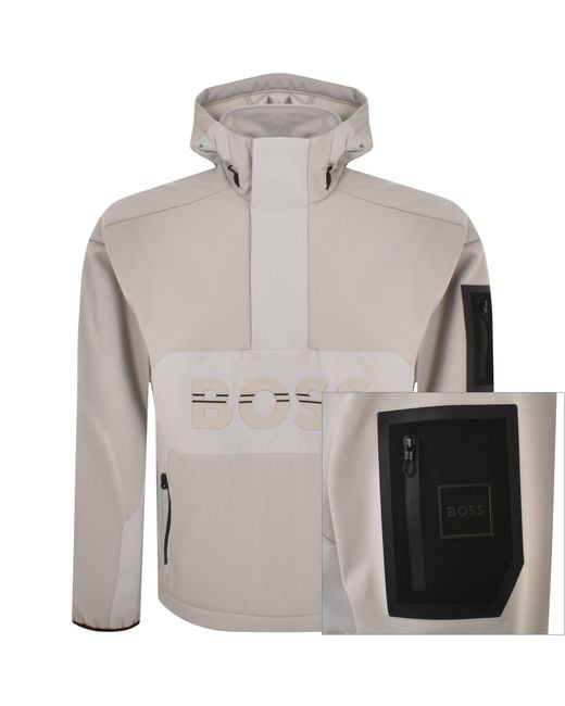 Boss Gray Boss J Stel Jacket Light for men