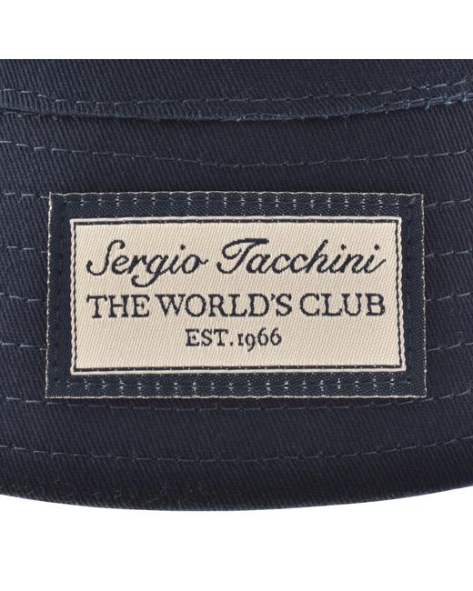 Sergio Tacchini Blue Sen Reversible Bucket Hat for men