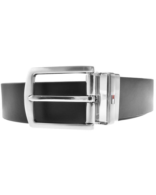 Tommy Hilfiger Black Denton 3.5 Reversible Belt for men