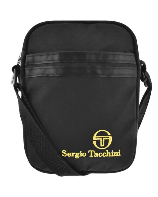 Sergio Tacchini Black Sarchi Crossbody Bag for men