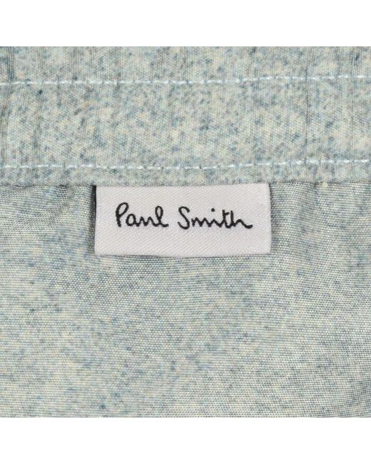 Paul Smith Gray Print Swim Shorts Light for men