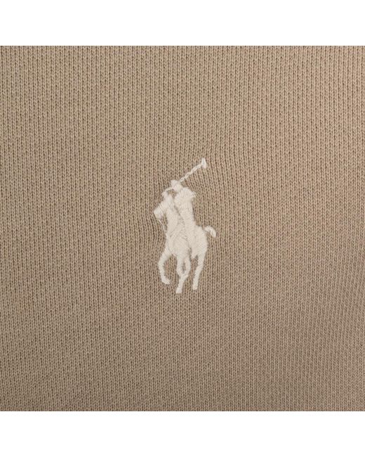 Ralph Lauren Natural Pullover Hoodie Vintage Khaki for men