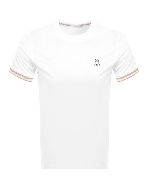 Psycho Bunny White Nolan Fashion T Shirt for men