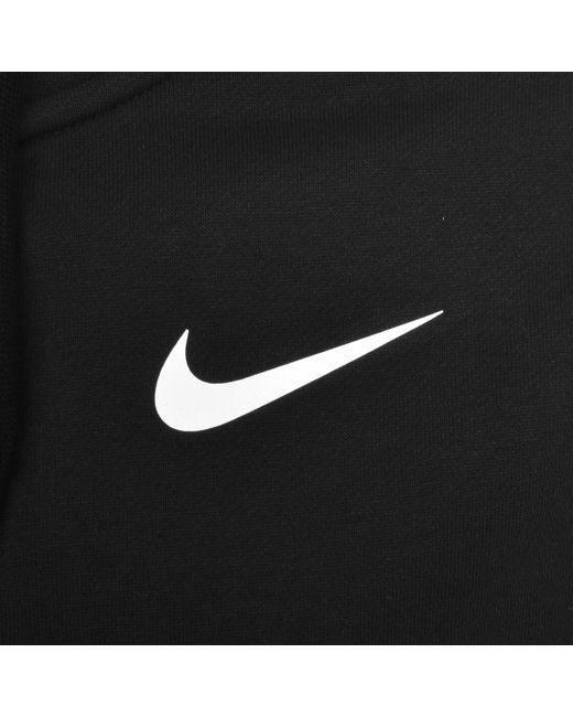 Nike Black Training Full Zip Dri Fit Logo Hoodie for men