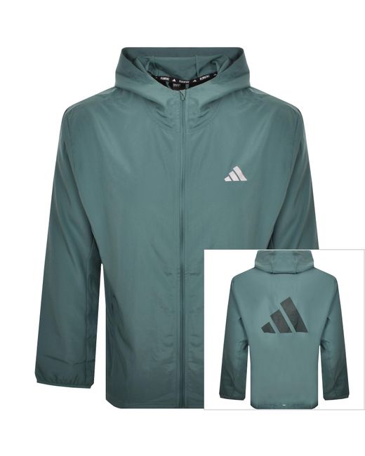 Adidas Green Run It Jacket Preloved for men