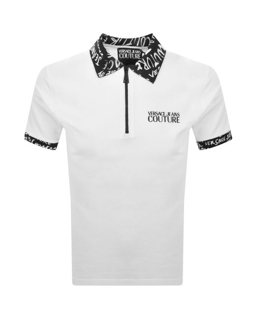 Versace Jeans White Couture Mania Polo T Shirt for men