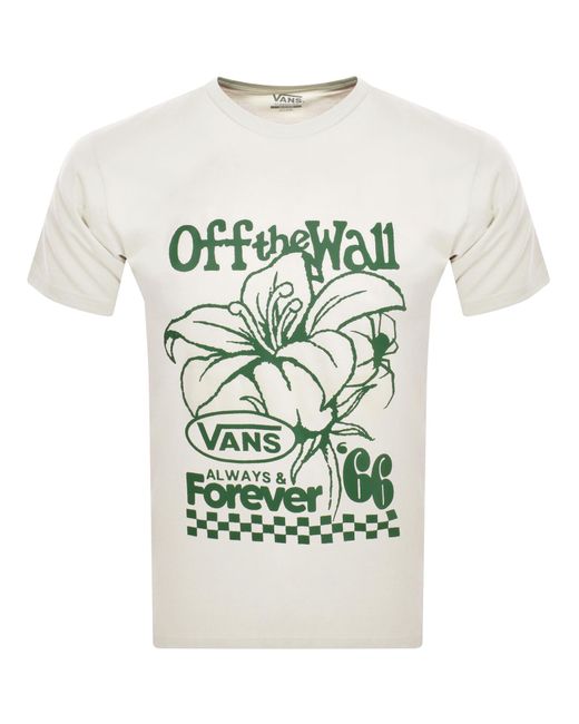 Vans Green Classic Petal And Pest T Shirt for men