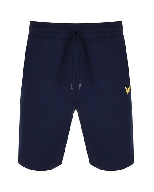 Lyle & Scott Blue Sweat Shorts for men