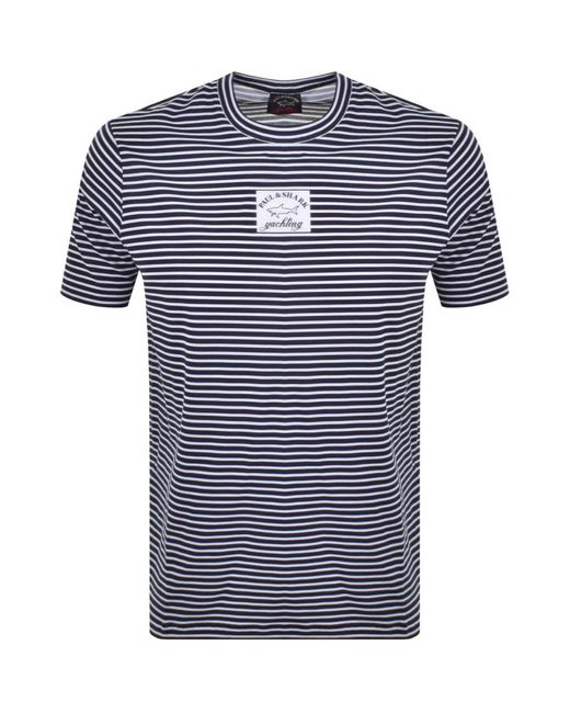 Shark Short Sleeve Stripe T Shirt 