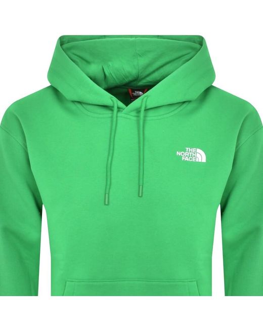 The North Face Green Essential Hoodie for men