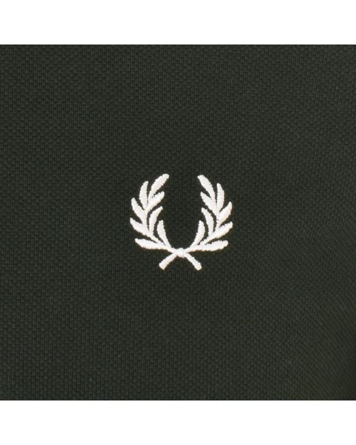 Fred Perry Green Twin Tipped Polo T Shirt for men