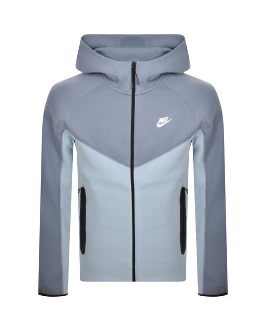 Nike Blue Tech Full Zip Hoodie for men